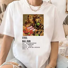 ジョジョ展　入場特典Tシャツ　steel ball run おまけ付き ジョジョ展 東京 2012 限定 Tシャツ スティール・ボール・ラン 最終