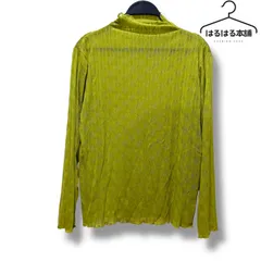 大きいサイズ／緑／グリーン／長袖／ブラウス／薄手／透け感／重ね着／3L