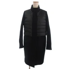 ダブルスタンダードクロージング ダブスタ DOUBLE STANDARD CLOTHING 切替コート 長袖 ロング丈 2767153 ウール カシミヤ混 黒 ブラック 36のサムネイル