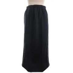 コンバース CONVERSE 美品 SIDE LINE TRACK SKIRT スカート ロング丈 ライン A2853FS 紺 ネイビー