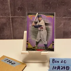 2022 Topps Triple Threads Roy Campanella 105/299 Brooklyn Dodgers Purple Parallel カード