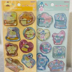 サンリオ　ウォーターシール　ポムポムプリン　ハンギョドン　2種セット