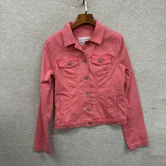 ザラ ZARA ピンク クロップド ジャケット M M07848