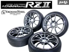 ○【美品】YOKOHAMA ADVAN Racing RZⅡ 18インチ 8J +42 PCD112 5H 