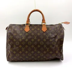 LOUIS VUITTON スピーディ40 モノグラム モノグラム レザー×PVC ブラウン ハンドバッグ ゴールド M41522 