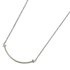 ティファニー TIFFANY&Co. Tスマイル ネックレス チョーカー ネックレス シルバー925 シルバー レディース 【中古】