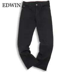 EDWIN エドウィン ジャージーズ WILD FIRE★ ストレッチ 裏起毛 防風 デニム パンツ ジーンズ Sz.L　メンズ 日本製 バイク