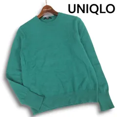 UNIQLO ユニクロ 秋冬 高級 カシミヤ100%★ クルーネック セーター ニット Sz.L レディース