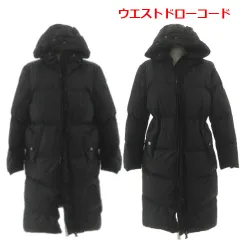 モンクレール MONCLER ダウンコート JERIBE GIUBBOTTO F20911B54410 53333 フーディー ウエストドローコード ブラック 黒 3