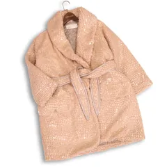 Theatre PRODUCTS シアタープロダクツ 秋冬★ 鱗状 装飾 中綿 ショールカラー ガウン コート Sz.F レディース