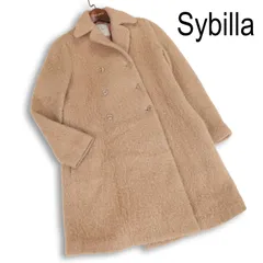 Sybilla シビラ 秋冬 ウール♪ ダブル コート Sz.40　レディースのサムネイル