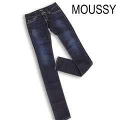 MOUSSY マウジー USED加工♪ ストレッチ スキニー デニム パンツ ジーンズ Sz.23　レディース