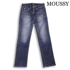 MOUSSY マウジー USED加工♪ デニム ストレッチ スキニー パンツ ジーンズ Sz.25　レディース