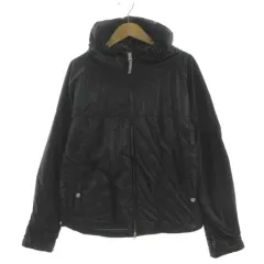 チャオパニック ティピー CIAOPANIC TYPY ジャケット ジャンパー フーディー ダブルジップ ナイロン ブラック 黒 M