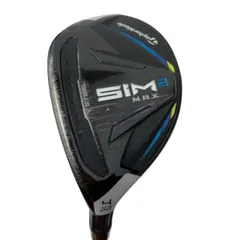 【中古】 テーラーメイド SIM2 MAX U4 レフティ ユーティリティ UT リシャフト (フレックスその他) メンズ 男性用 左利き レフティ 左用 Cランク ゴルフクラブ