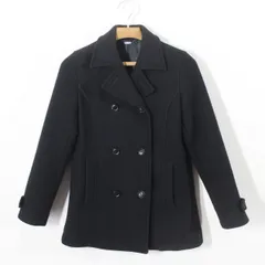 67【極美品】イーストボーイ ヴィーナス ピーコート 9 スクールコート M アンゴラ混 ブラック 黒 EAST BOY Venus 通学 女子中高生