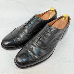 【良品】Church's チャーチ CHETWIND チェットウィンド ウイング 内羽根 メダリオン 黒 ブラック UK7.5 / 75F / 26cm【W3180】