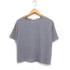 エヘカソポ サマンサモスモス ehka sopo SM2 ギンガムチェック 半袖 ブラウス カットソー F ブラック 黒 ホワイト 白 /FT21