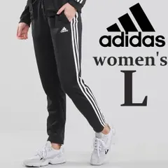 新品 アディダス ジャージ 下 L レディース ジョガーパンツ トラックパンツ adidas