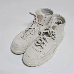 ナイキ エア ジョーダン 2 レトロ デコン スウェード ベージュ ハイ スニーカー 275 f