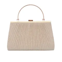 [ハルジオ] パーティーバッグ 結婚式 バック ハンドバッグ ショルダー チェーン クラッチバッグ レディース フォーマルバッグ オケージョン ドレス ゲスト お呼ばれ 披露宴 成人式 卒業式 パーティー カバン かばん 可愛い お洒落 人気 ( [シルバー]