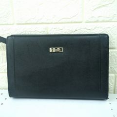 KENZO ケンゾー EYE ロゴ クラッチバッグ ポーチ ネイビー レザー