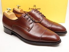 890 / 1211 極上 ジョンロブ LANSLEY ブラウン オーガストカーフ 6.5E ＃7000