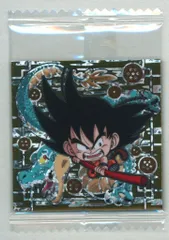 バンダイ 超戦士シールウエハースZ W16弾/不屈の超闘志/2537843 孫悟空&神龍(SEC) W16-27