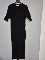 Saturday 半袖 ゴージ ニット ONE PIECE 55 66