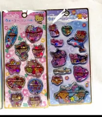 サンリオ 日焼けキティ キラキラ ホロ ウォーターinシール