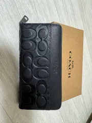 コーチ 長財布 ポーチ ジッパー ブラック F74999