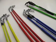 ～97 XJR400/R/S/RⅡ 緑ﾜｲﾔｰｾｯﾄ ｲﾝﾅｰ品質保証付 (100㎜ﾛﾝｸﾞ) | バイク用スロットル | 車＆バイク