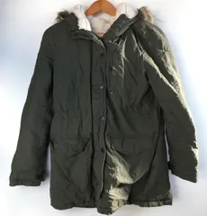 American Eagle 裏ボア付きモッズコート レディース M カーキ 303202512190051