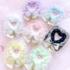 【数量限定】硬質ケース/ケースデコ/トレカケース/トレカデコ/推し活/推しカラー/レース/リボン【83】