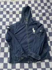 ポロラルフローレン ビックポニー ジップアップフーディー m