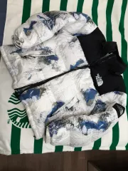 THE NORTH FACE ザノースフェイス 地球 ヌプシ パータン ダウン ジャケット