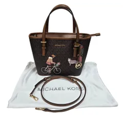 ◆ マイケルコース MICHAEL KORS ジェットセットガールズ PVC 2way ハンドバッグ ショルダーバッグ 保存袋有 中古品◆ V103938NL