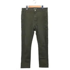 B&Y ユナイテッドアローズ BEAUTY&YOUTH ビューティー&ユース テーパード パンツ スキニー デニム シンプル コットン 綿 M スモークグリーン 緑 /HT27