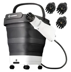 高圧洗浄機 軽量 コードレス 家庭用 ポータブル 折りたたみ キャスター2826