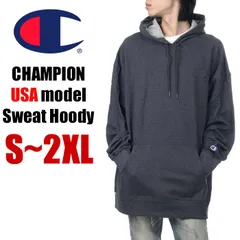 【新品】【USAモデル】【グラナイトヘザー】チャンピオン パーカー スウェット メンズ レディース キッズ 大きいサイズ CHAMPION パワーブレンド プルオーバー 無地 裏起毛 ゆったり 部屋着 ブランド
