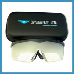 Crystal Pilotビュー制限デバイス/ハードケース付きの計器トレーニング用