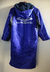 UMBRO 裏ボア付きロングベンチコート ブルー 150cm 303202512190059