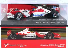 【中古】ミニカー 1/43 Panasonic Toyota Racing TF103 C.da Matta #21(ホワイト×レッド) 