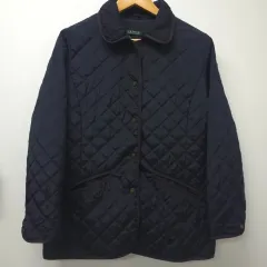 ローレン ラルフローレン ネイビー キルティングジャケット M