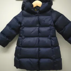 ポロラルフローレン ネイビー フード ダウン コート 2t