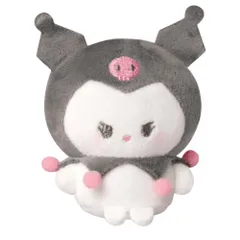 ☆ まるもっちクロミ ☆ キャラクター ちまぬい マスコット ぬいぐるみ まるもっち サンリオ キャラクター かわいい 可愛い 癒し 贈り物 ギフト 持ち運び 人形 ハローキティ クロミ マイメロディ シナモロール ポチャッコ ポムポムプリン バッドばつ丸