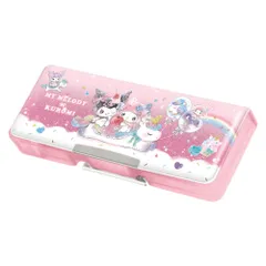 ☆ 133863.ユニコーン ☆ コンパクト両面開きペンケース キャラクター 筆箱 小学生 ペンケース 箱型 両面開き ふでばこ ソフトペンケース キャラクター グッズ かわいい コンパクト 小学校 女の子 入学準備 入学祝い ギフト 文具 文房具