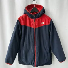 正規品/キッズ14/16 THE NORTH FACE ザノースフェイス リバーシブル フリース ダウン