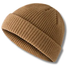 [Capprecier] ニット帽 メンズ レディース 秋冬 防寒 ワッチキャップ ビーニー 無地 伸縮性 おしゃれ シンプル 軽量 通勤 通学 アウトドア (JP, 数字サイズ, 59.0 cm, カーキ) [カーキ] [59.0 cm]