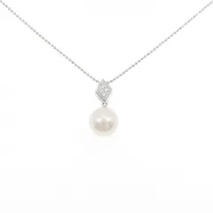 K18WG/K14WG アコヤパール ネックレス 9.3mm